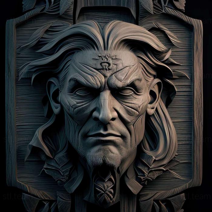 3D model Middle earth Shadow of Mordor  Bright Lord game (STL)